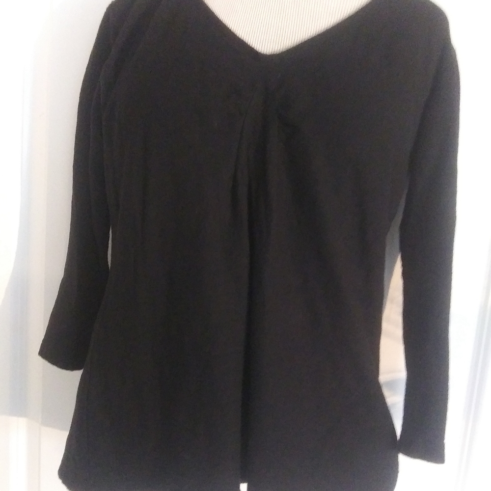 New with tags black cut loose small blouse